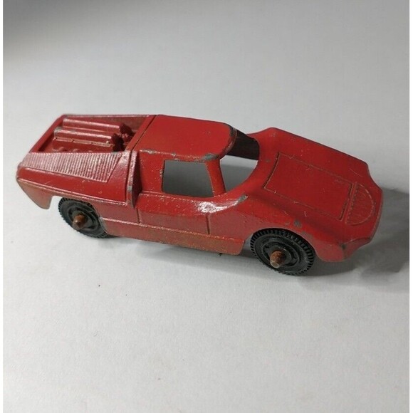 Vintage Tootsie Toy Fiat Abarth Red Made in U.S.A. Die Cast Collectible Car - Picture 1 of 13